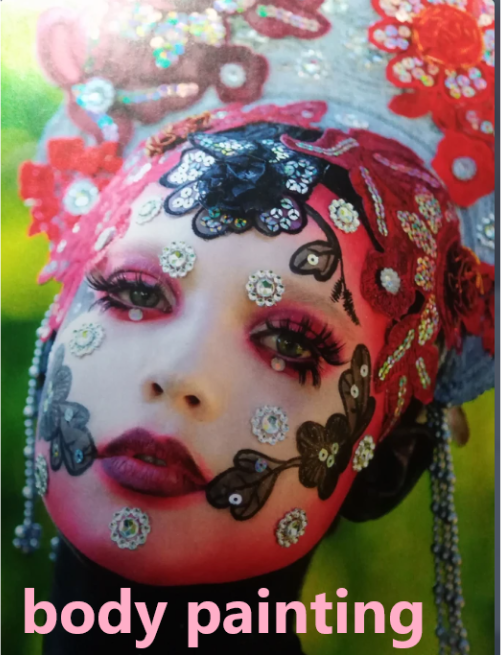 Art with a limited shelf life 'Body painting' by Teji Article